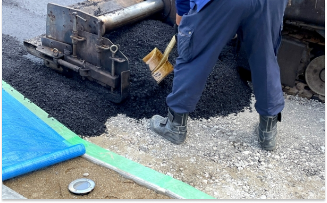サンプルCL建設作業の様子
